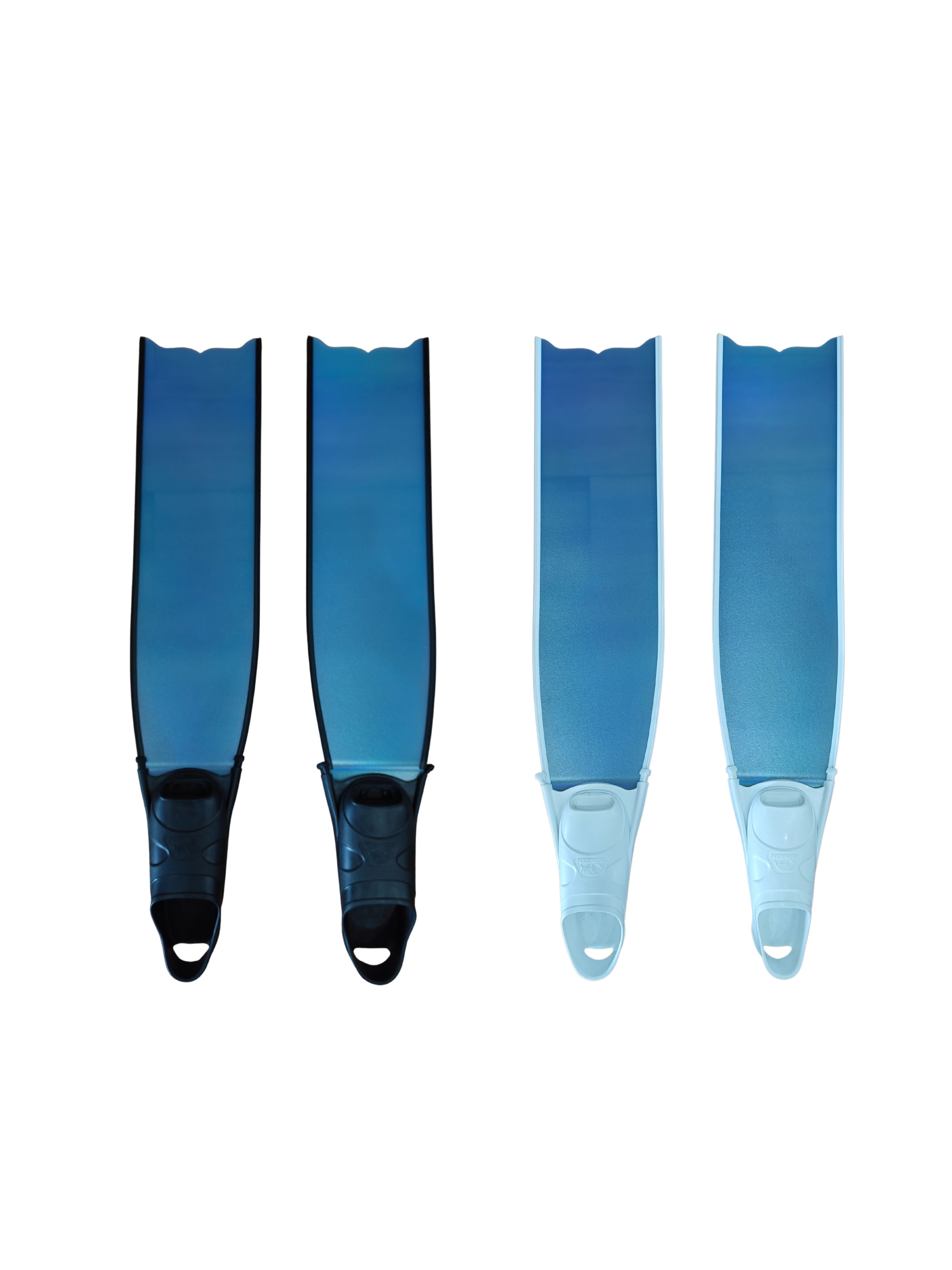 Arnesh Fiberglass Long Fins Mystic Laser Blue thumbnail 4