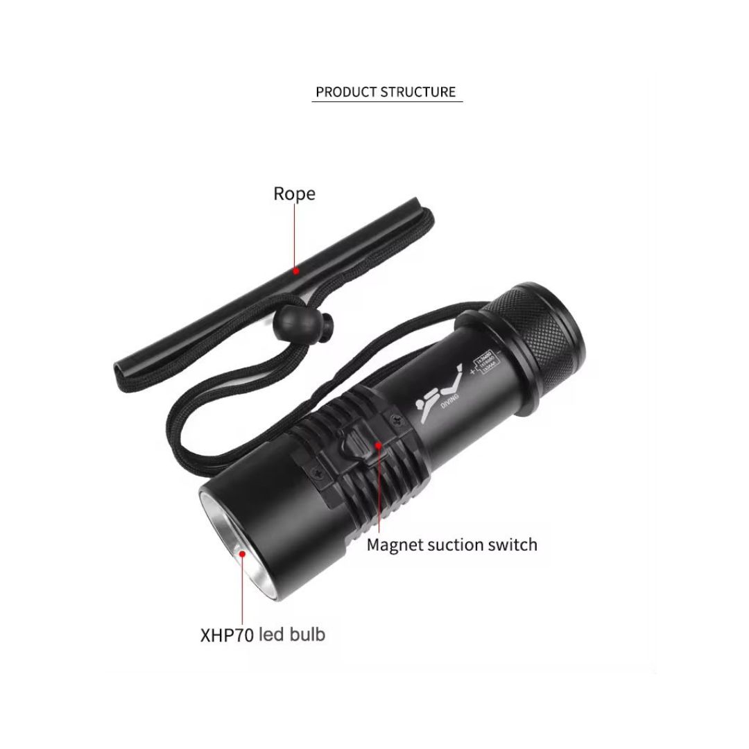 Arnesh Hydroshine Professional Dive Light thumbnail 2
