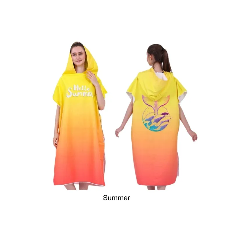 Arnesh Microfiber Terry Poncho Hooded